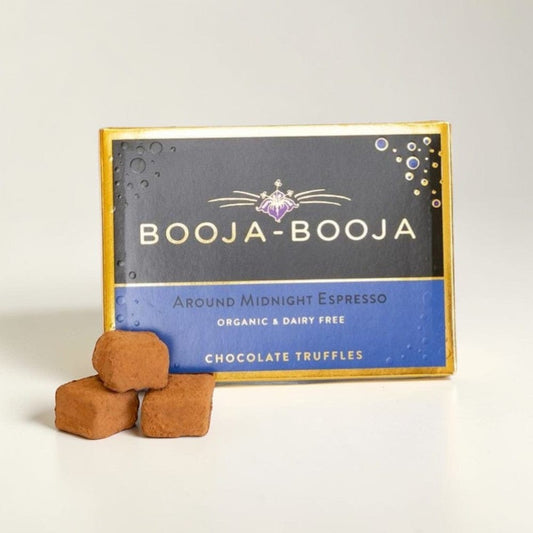 Around Midnight Espresso Chocolate Truffles 92g by Booja-Booja