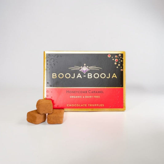 Honeycomb Caramel Chocolate Truffles 92g by Booja-Booja