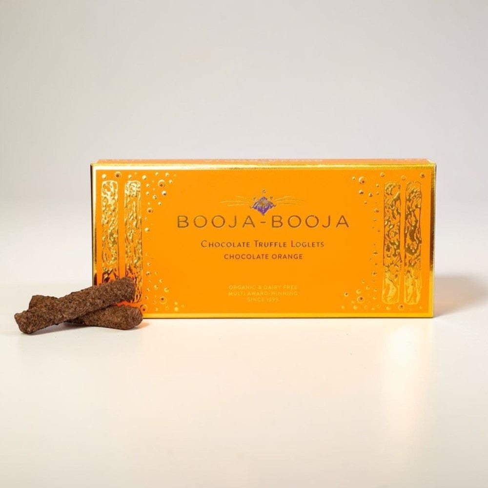 Chocolate Orange Truffle Loglets 115g by Booja-Booja