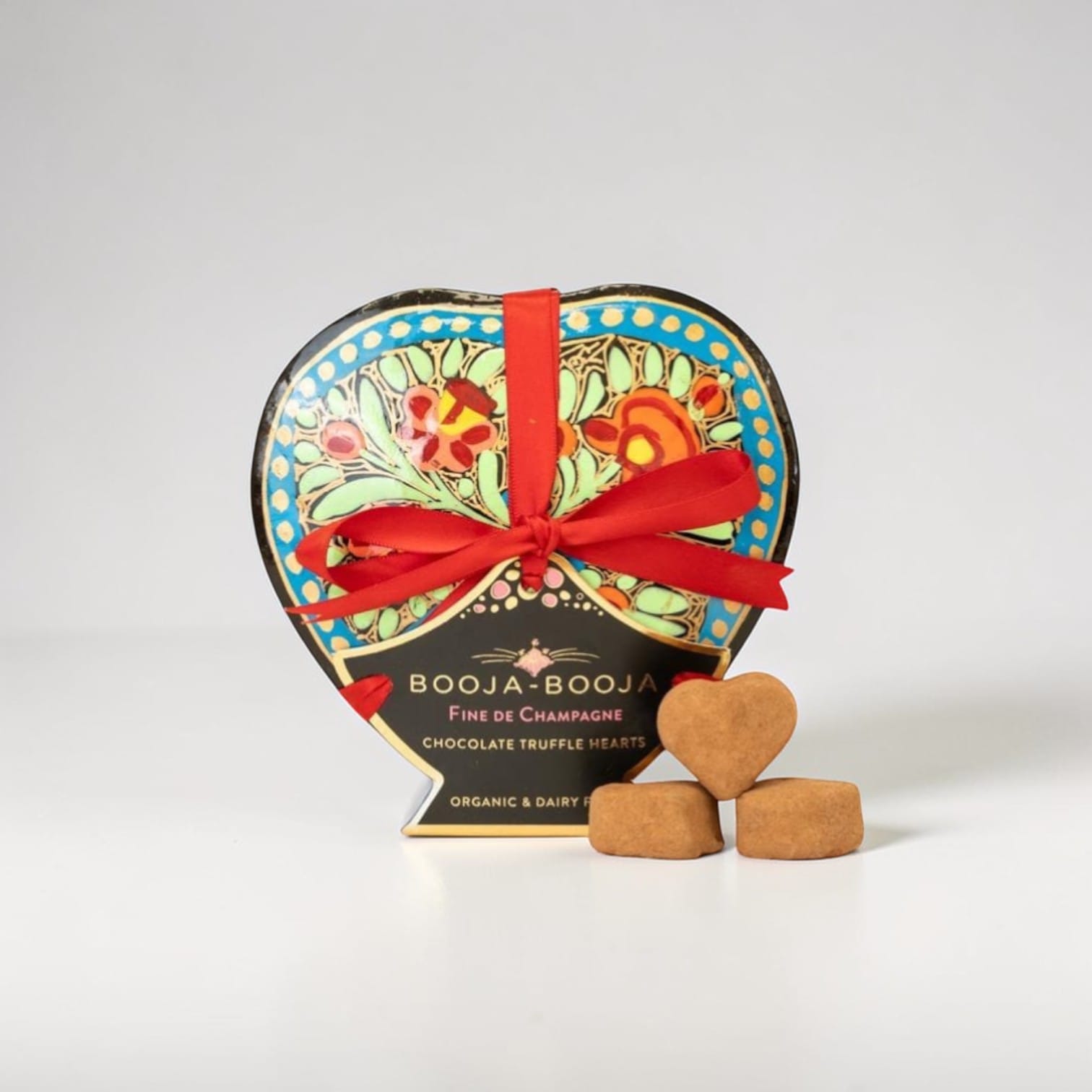 Fine de Champagne Heart-Shaped Box 115g by Booja-Booja