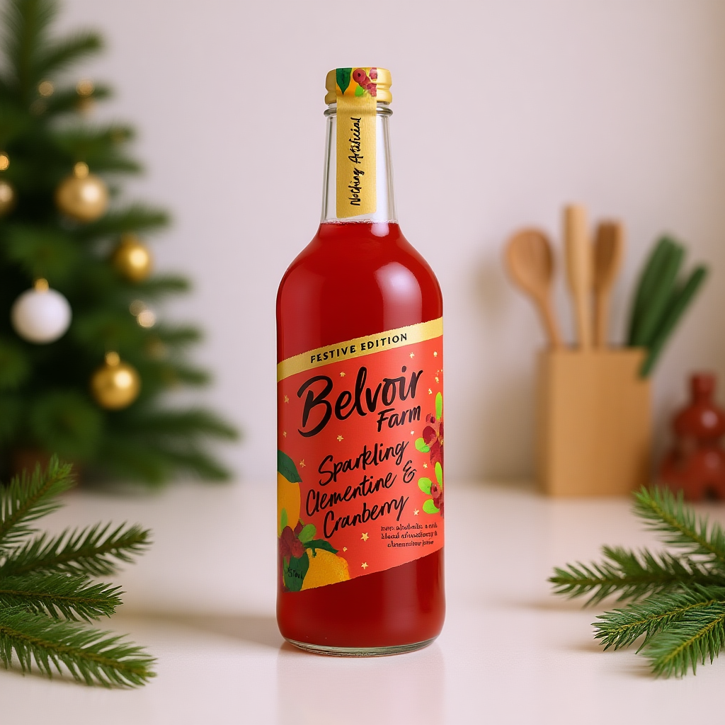 Bright clementine meets tart cranberry in this festive sparkling drink. A refreshing non-alcoholic option for winter gatherings.