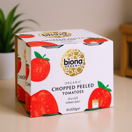 Organic Chopped Tomatoes 4 pack