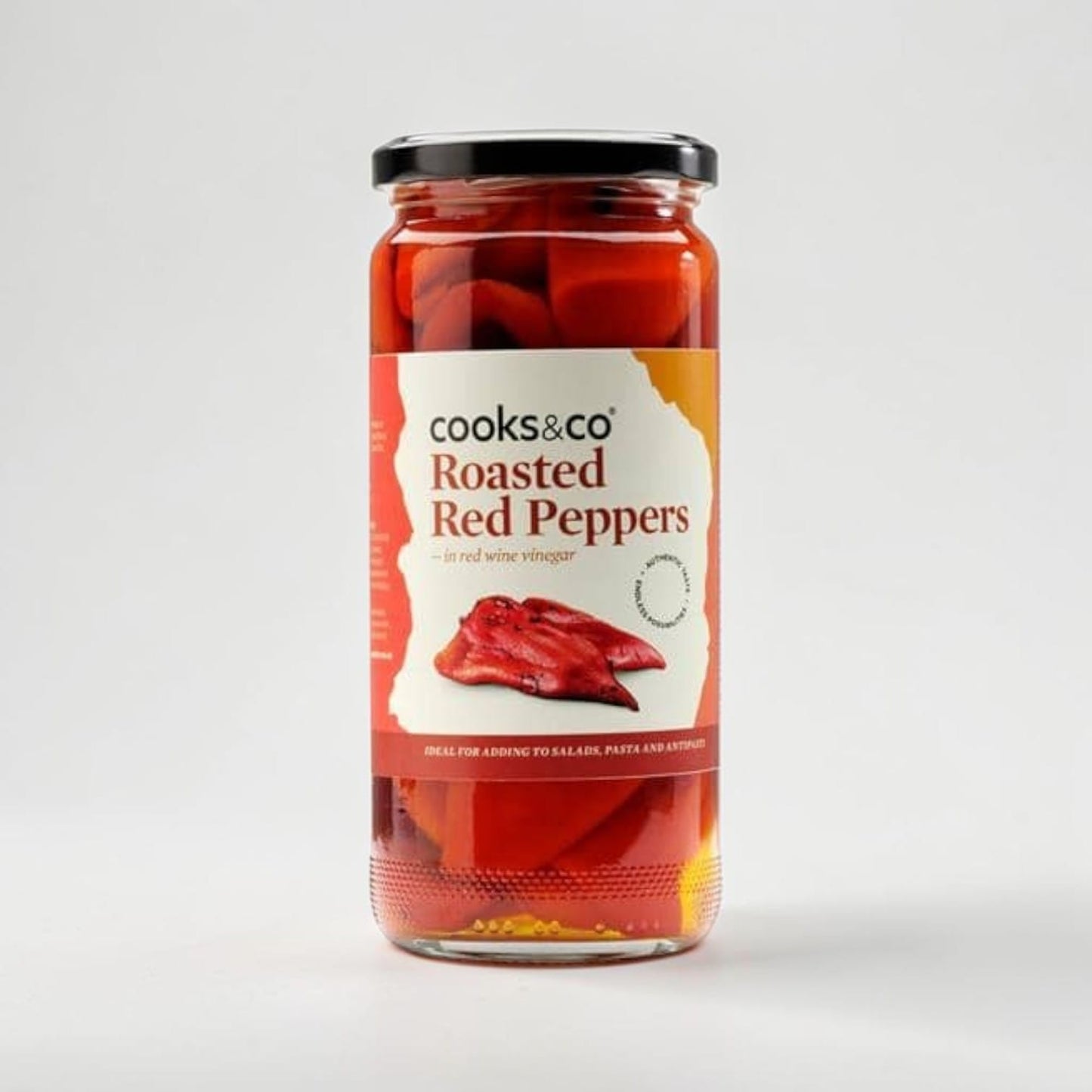 Sweet Red & Yellow Peppers 390g by Cooks and Co