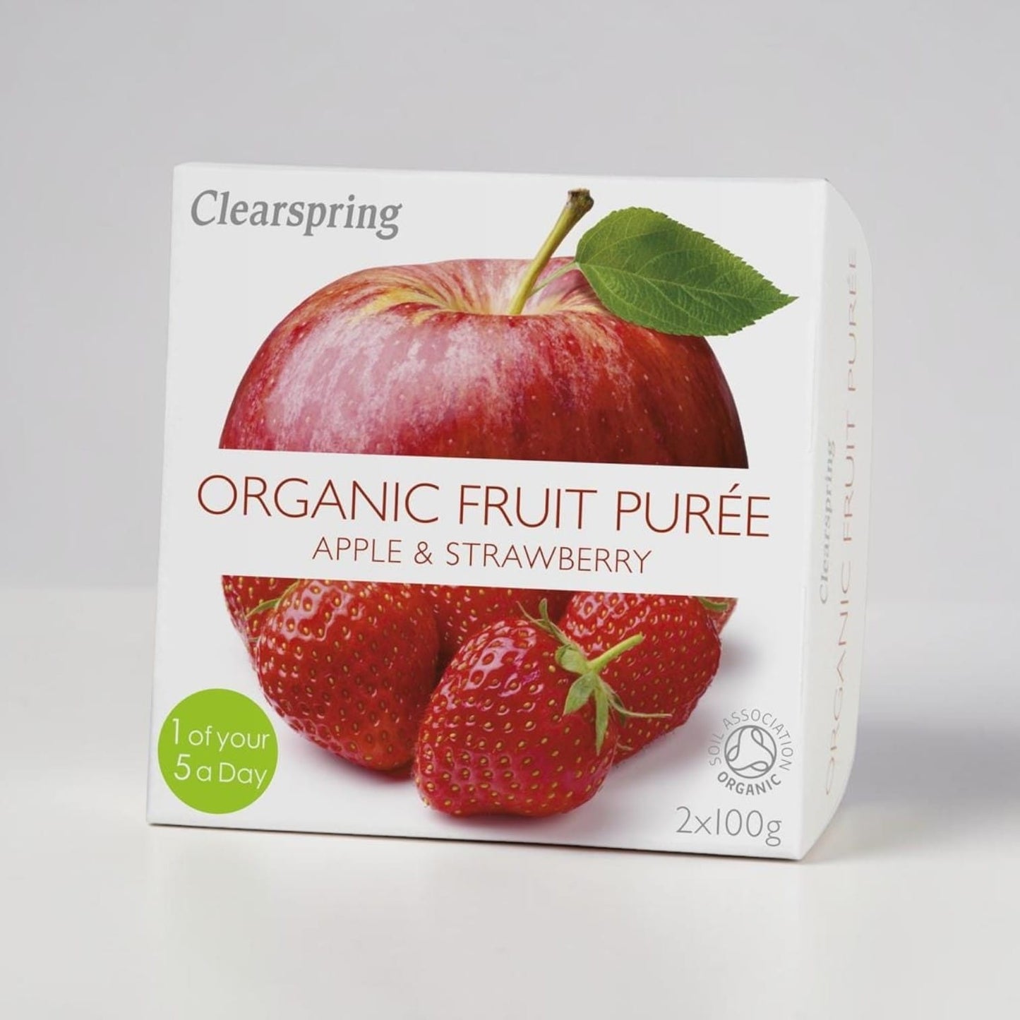 Organic Fruit Puree Apple & Strawberry by Clearspring