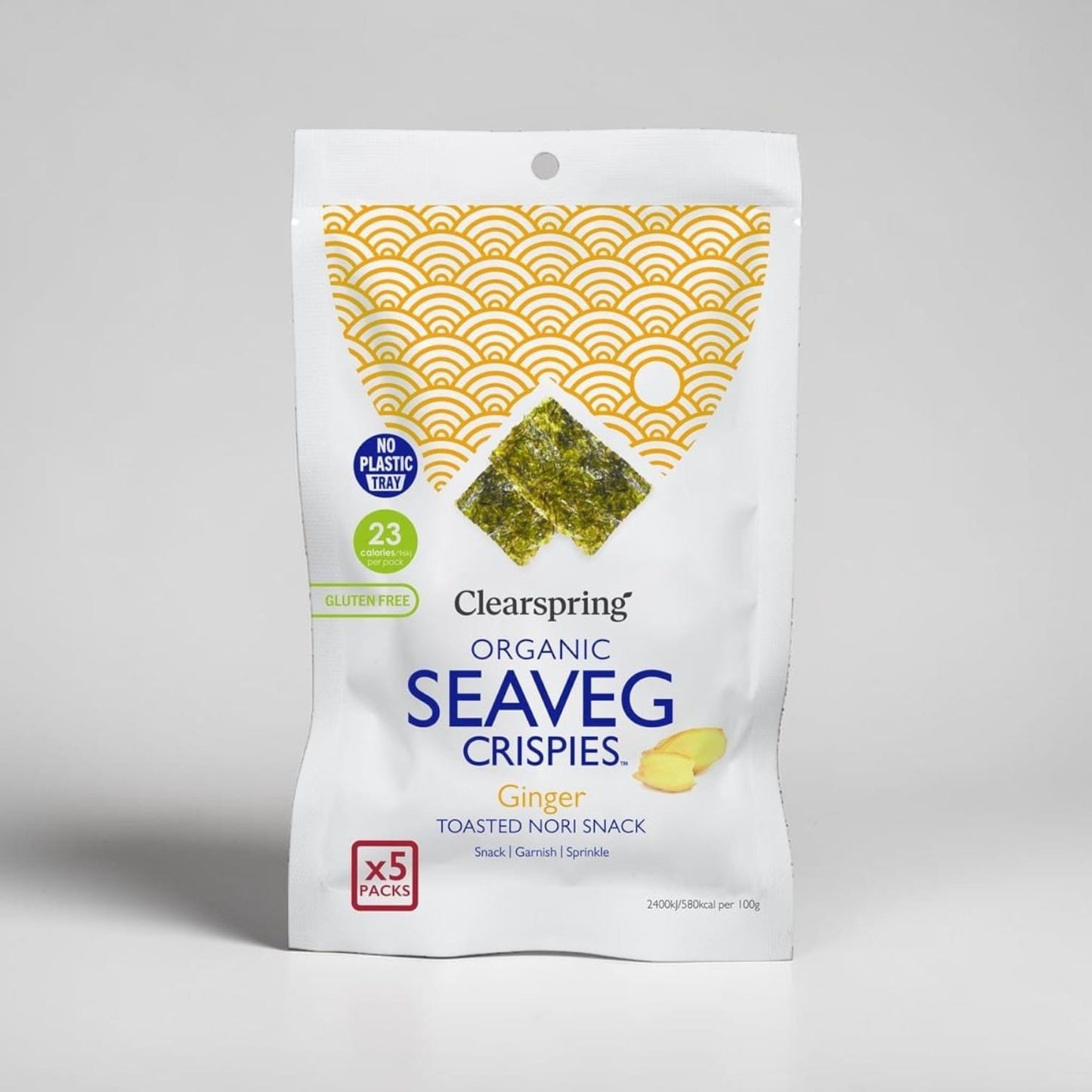 Ginger - Organic Seaveg Crispies by Clearspring