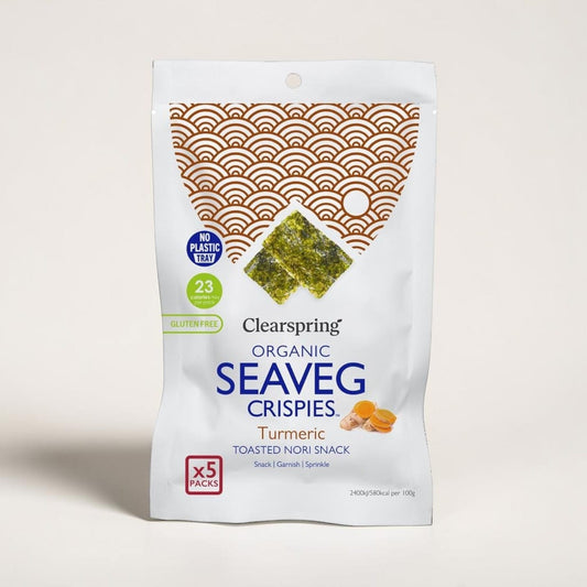 Turmeric - Organic Seaveg Crispies by Clearspring