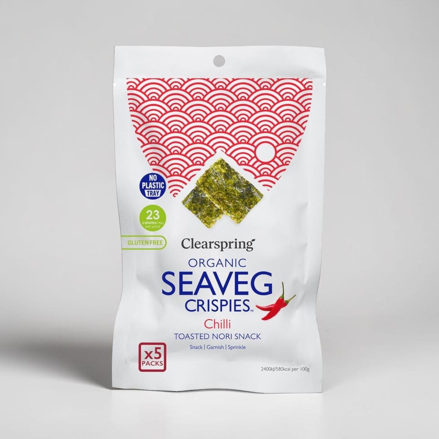 Chilli - Organic Seaveg Crispies by Clearspring