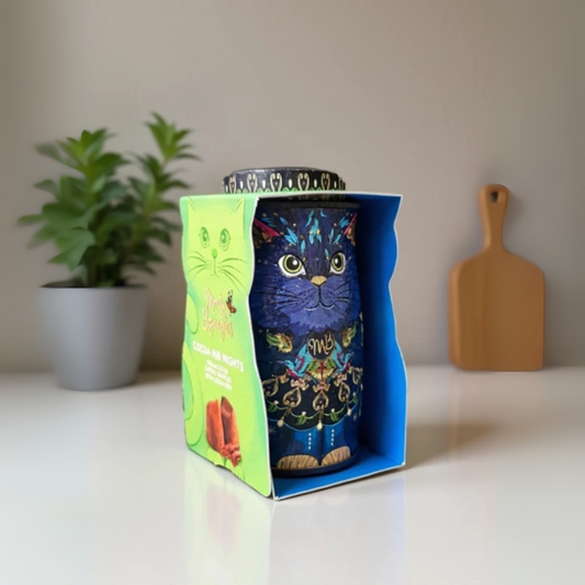 Midnight Prince Cocoa Nib Nights Truffles Cat Tin