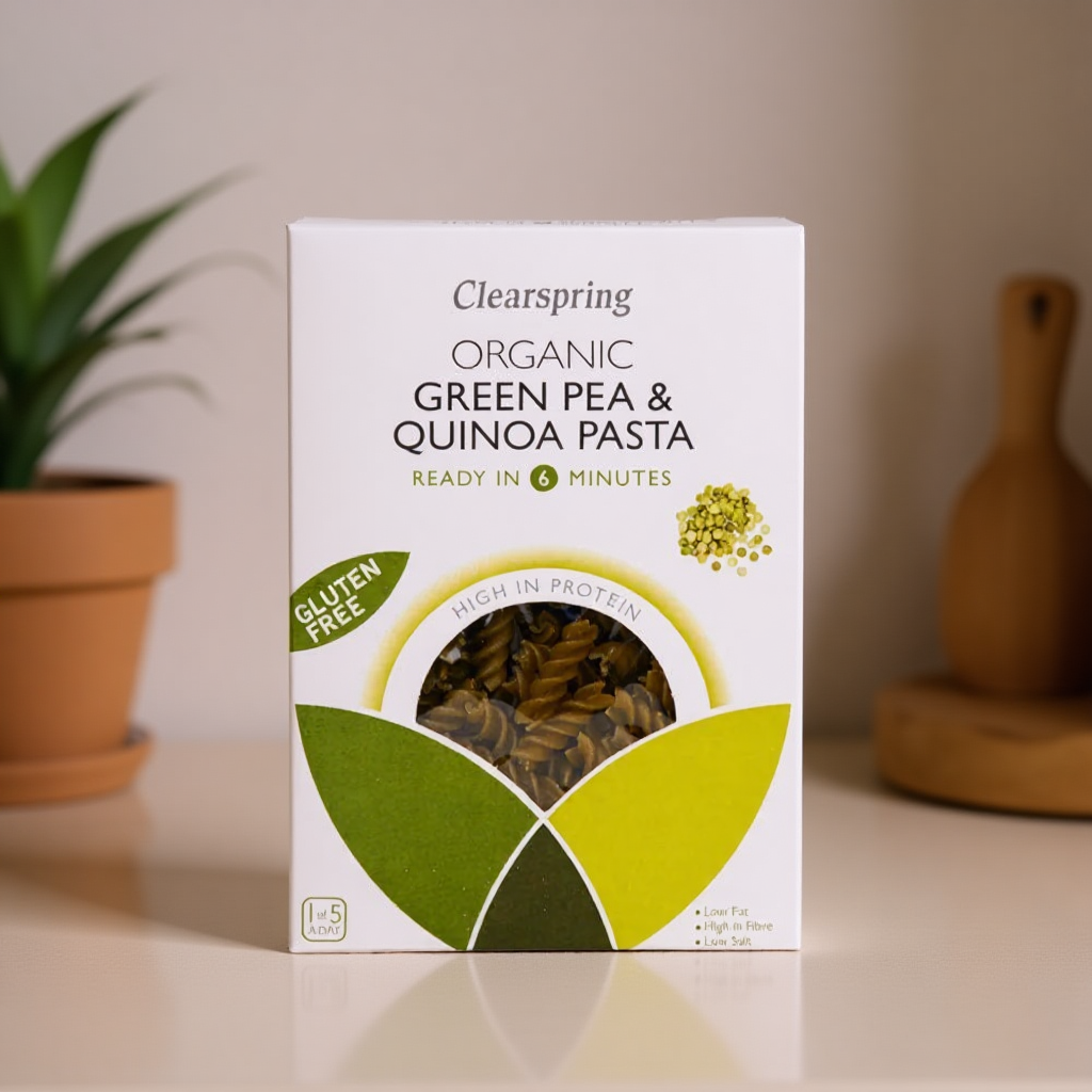 Organic Green Pea & Quinoa Pasta