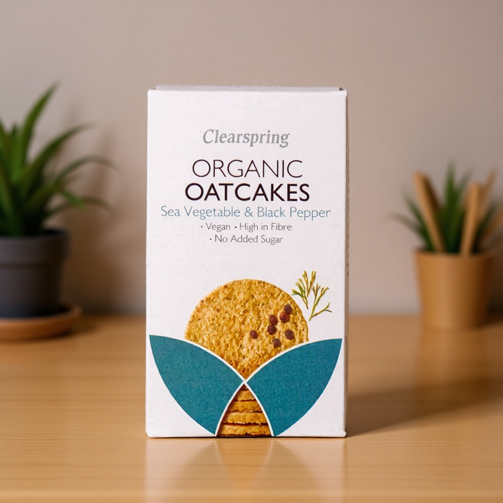 Organic Scottish Oatcakes Sea Veg & Black Pepper