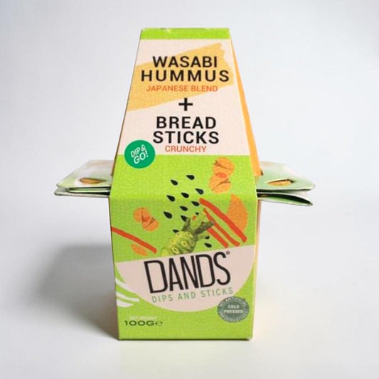 Fresh Wasabi Hummus & Breadsticks by DANDS