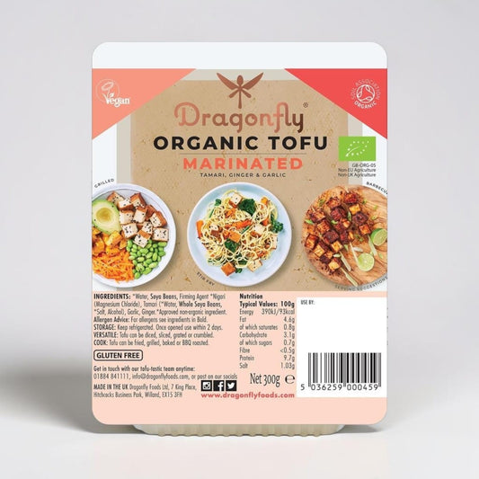 Organic Marinated Tofu 300g by Dragonfly