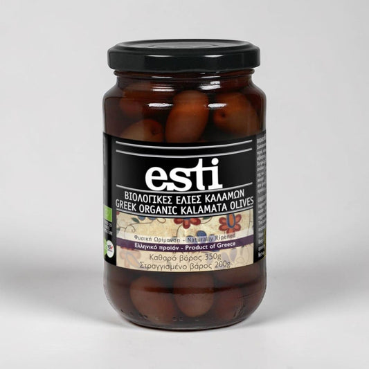 Organic Kalamata Olives 350g by Esti