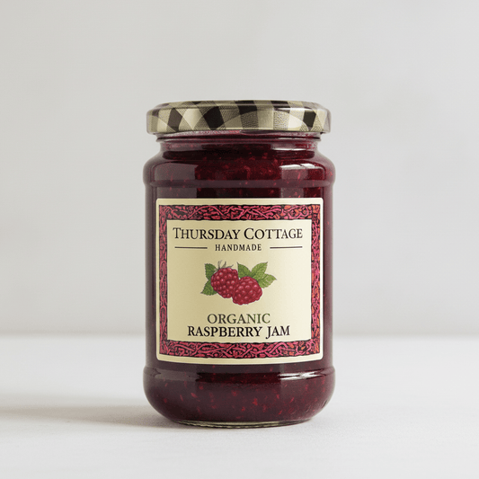 Organic Raspberry Jam 340g by Thursday Cottage