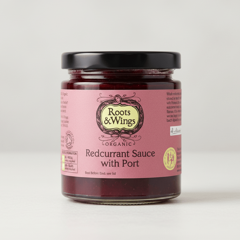 Organic Redcurrant Sauce with Port 200g