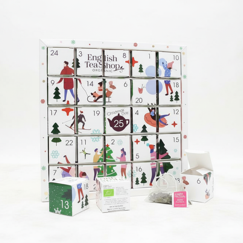 White Puzzle Advent Calendar (25 Bags)