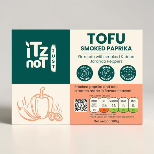 Smoked Paprika Tofu 280g by ITZ NOT Just TOFU