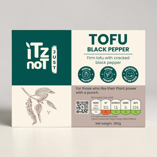 Black Pepper Tofu 280g by ITZ NOT Just TOFU
