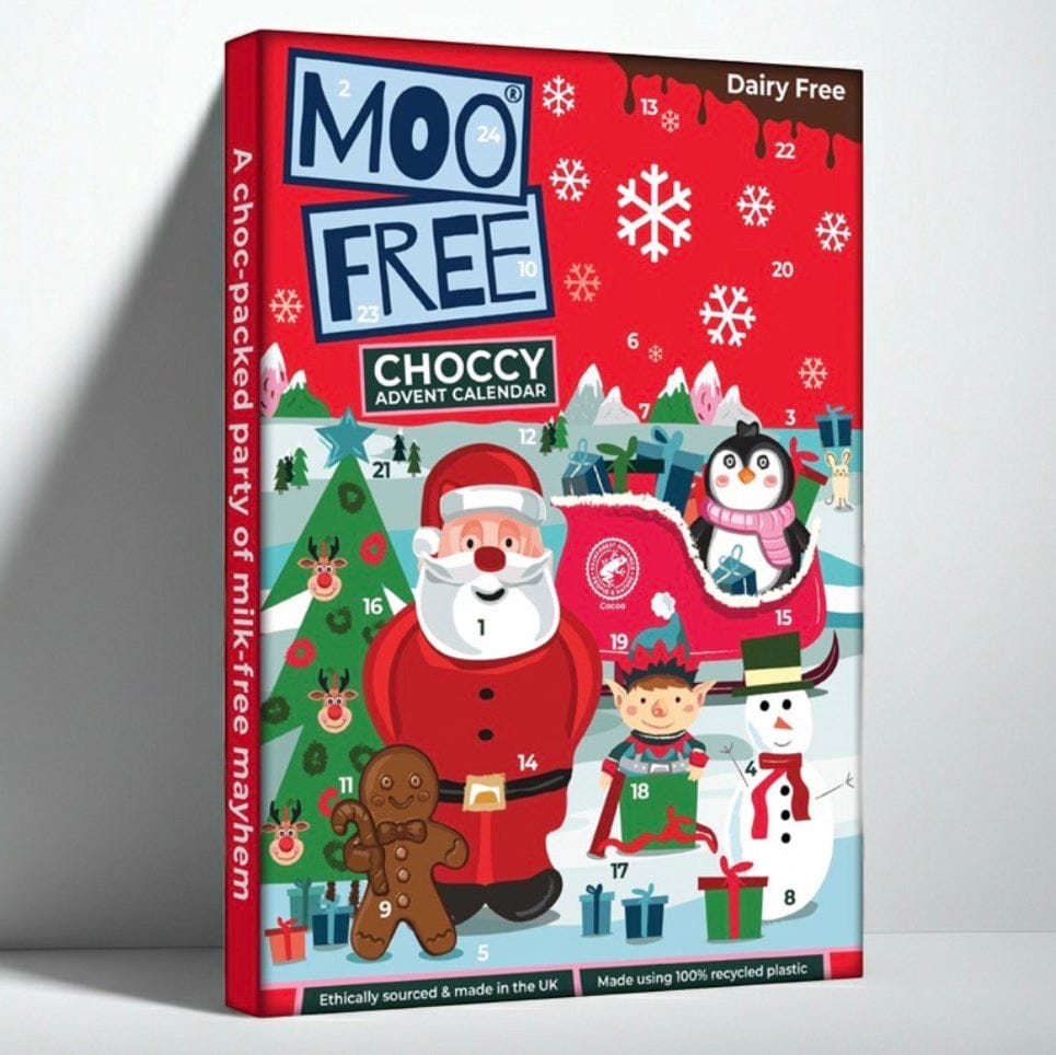 Choccy Advent Calendar 70g by Moo Free