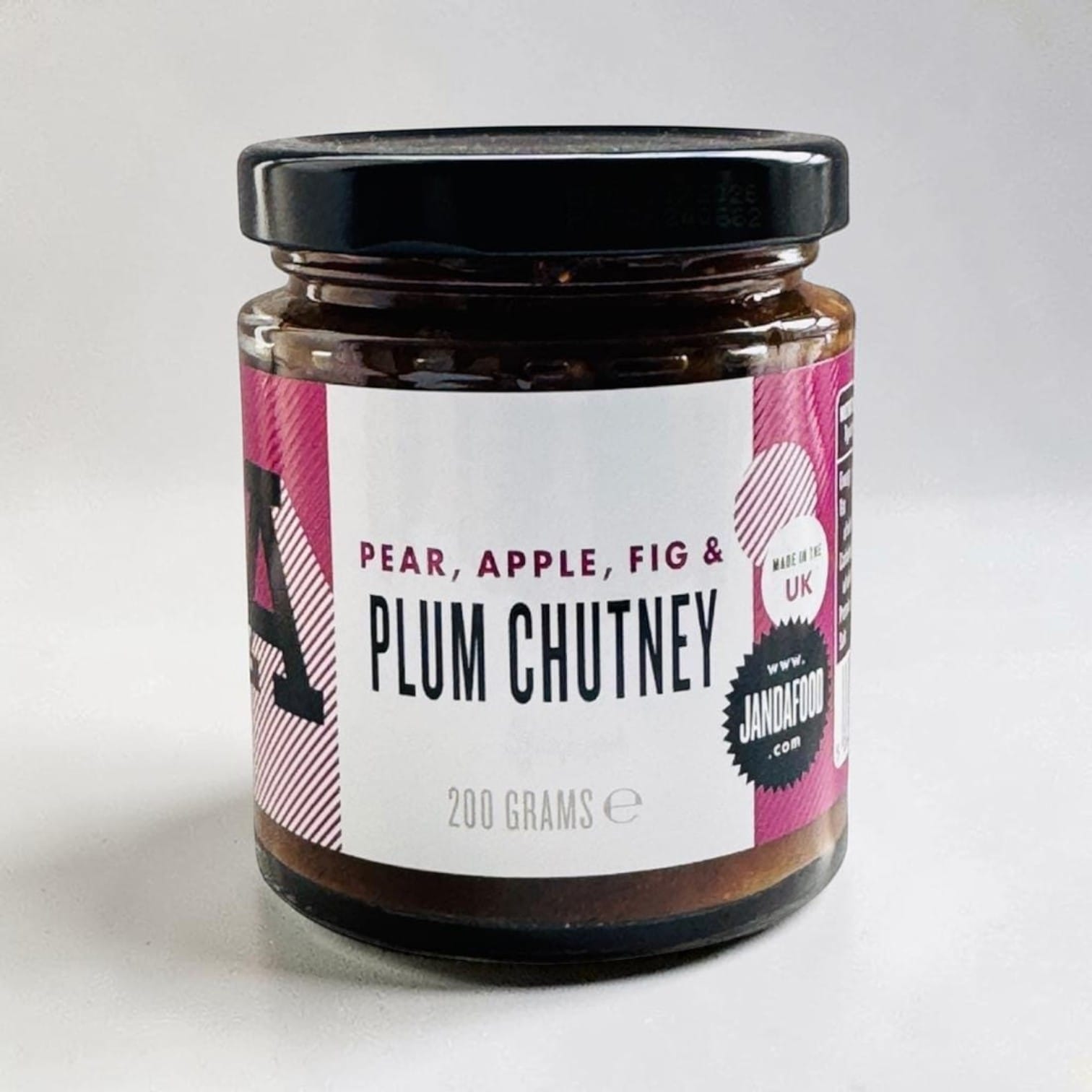 Pear Apple Fig & Plum Chutney 200g by Janda Food