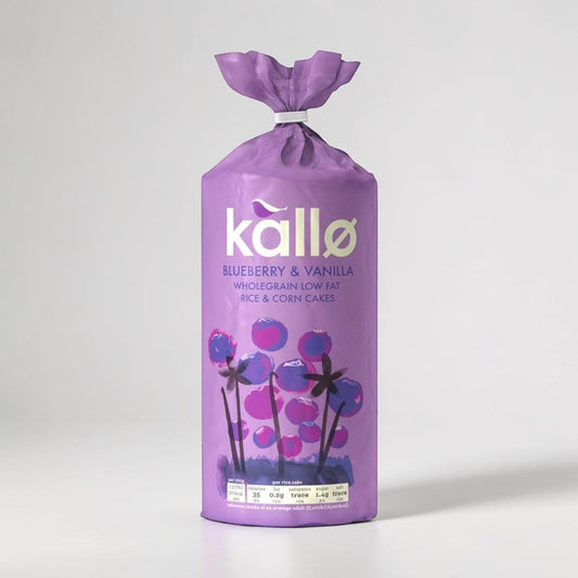 Blueberry & Vanilla Wholegrain Rice & Corn Cakes by Kallo