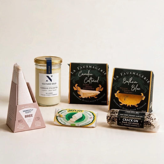 Luxury Vegan Hamper | Preorder by Saporia | Artisan UK Vegan Cheesemonger & Deli