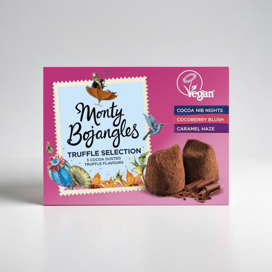 Cocoa Dusted Vegan Truffles Selection Gift Box 135g by Monty Bojangles