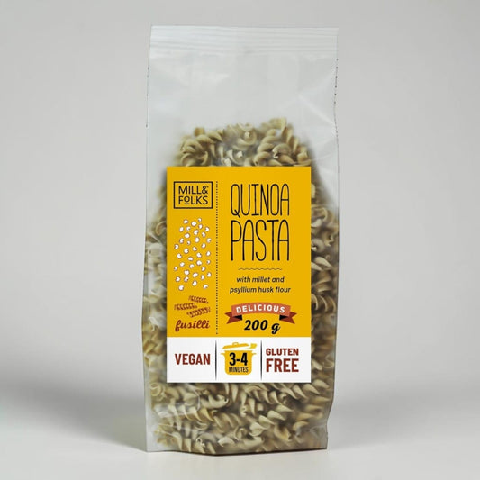 Quinoa pasta fusilli 200g by Mill & Folks