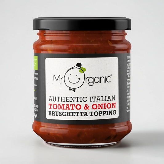 Italian Tomato & Red Onion Bruschetta Topping 200g by Mr Organic