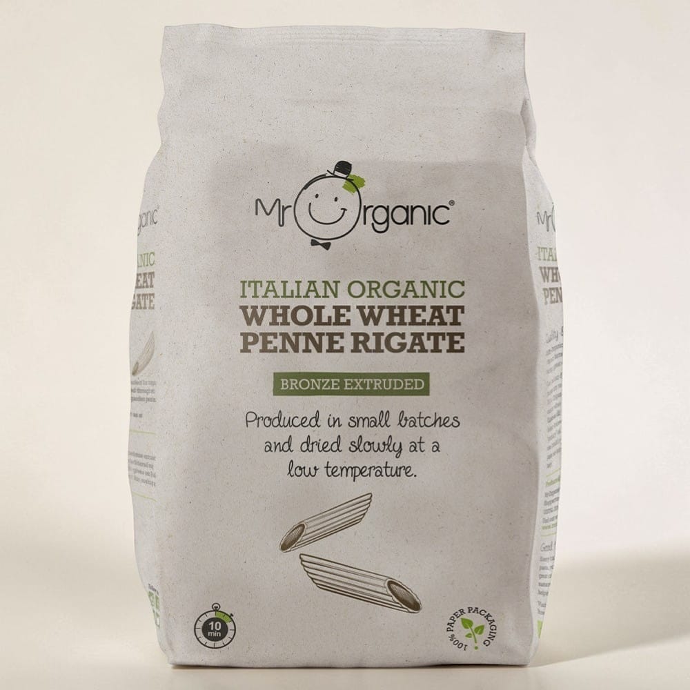 Whole Wheat Penne 500g by Mr Organic
