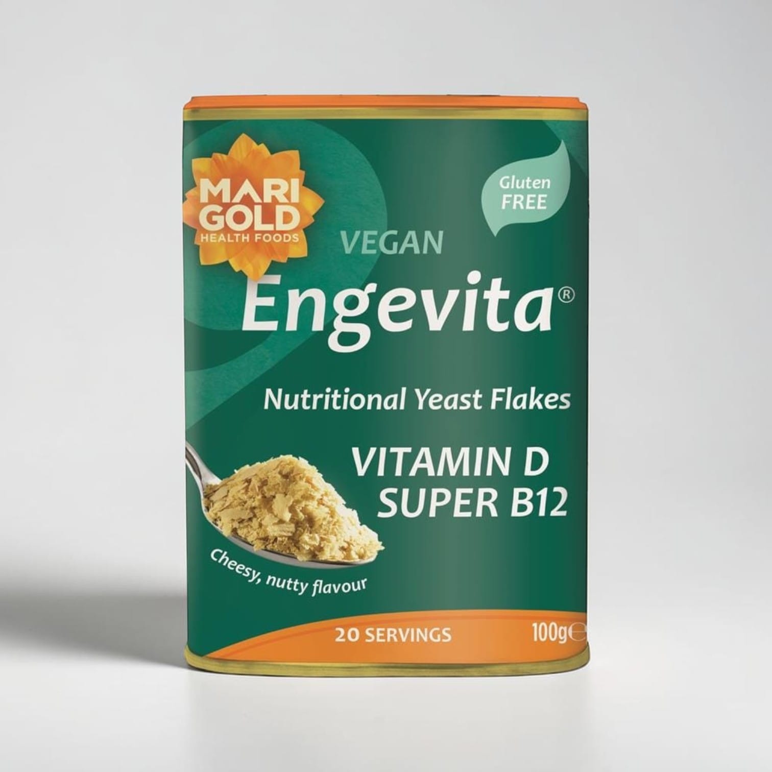 Super Engevita Vit D B12 Yeast Flakes by Marigold