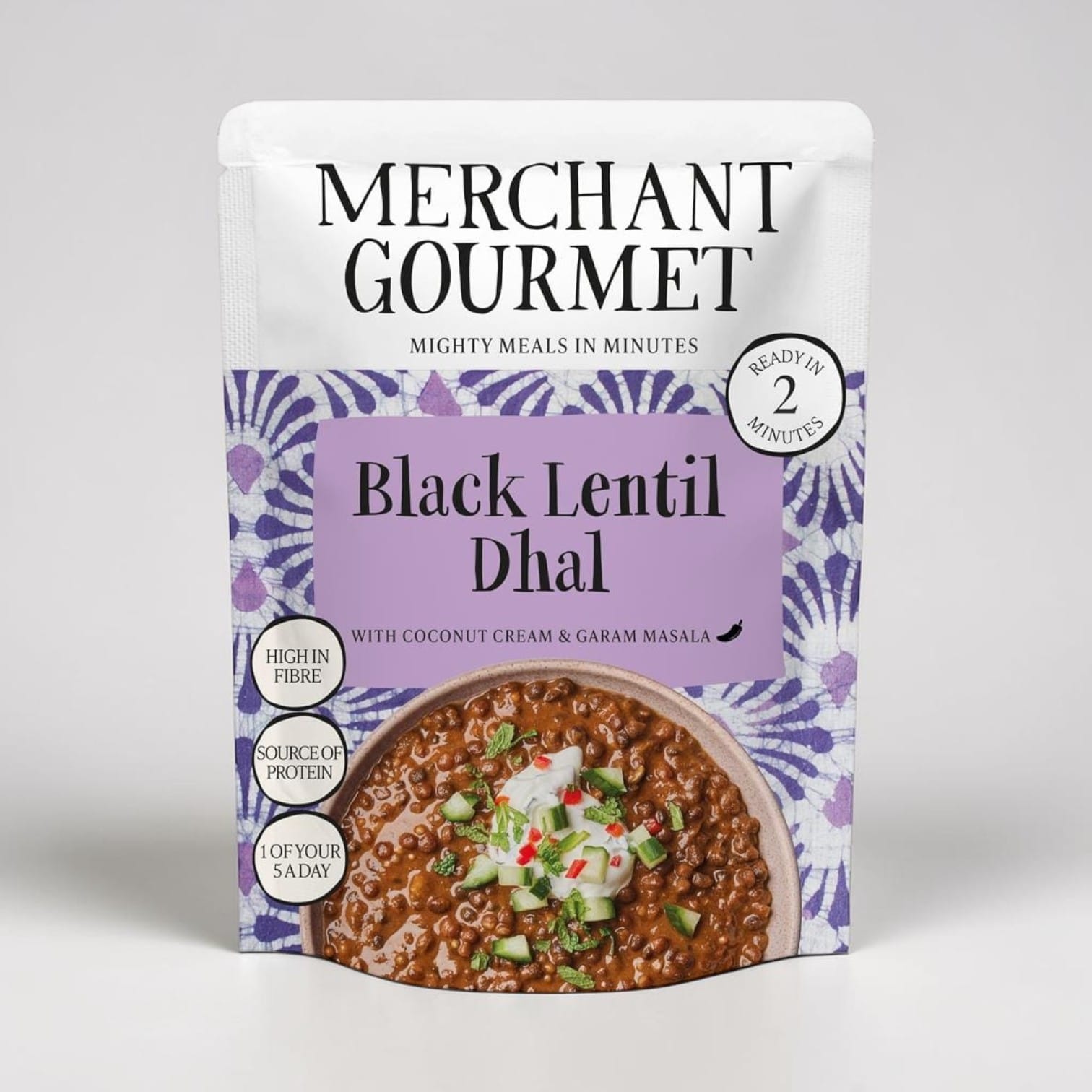 Black Lentil Dhal 280g by Merchant Gourmet