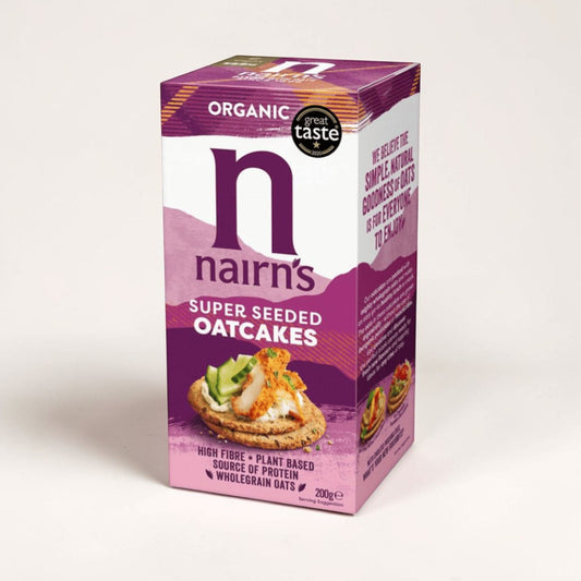 Organic Super Seeded Oatcakes 200g by Nairns