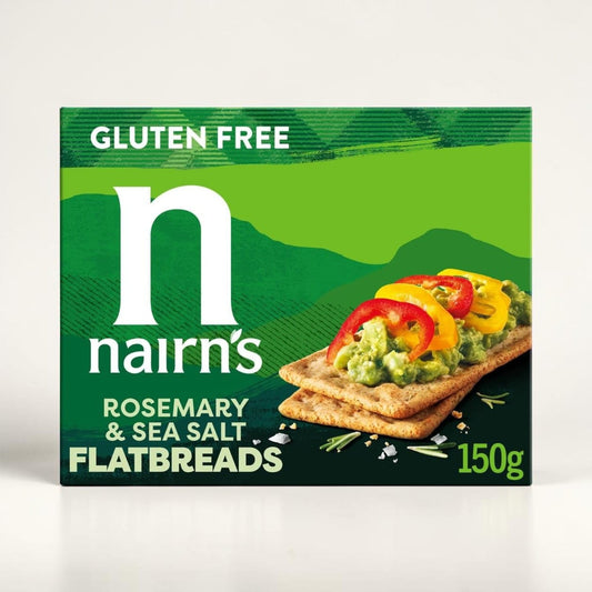 Rosemary Sea Salt Flatbreads 150g by Nairns