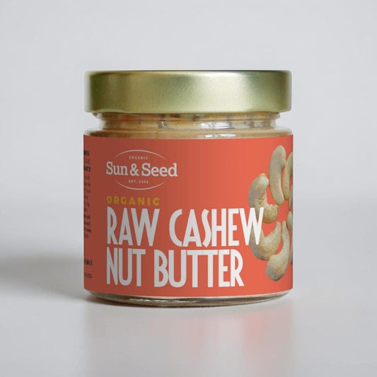 Organic Raw Cashew Nut Butter 200g by Sun and Seed