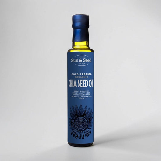Organic Chia Seed Oil-cold pressed 250g by Sun and Seed