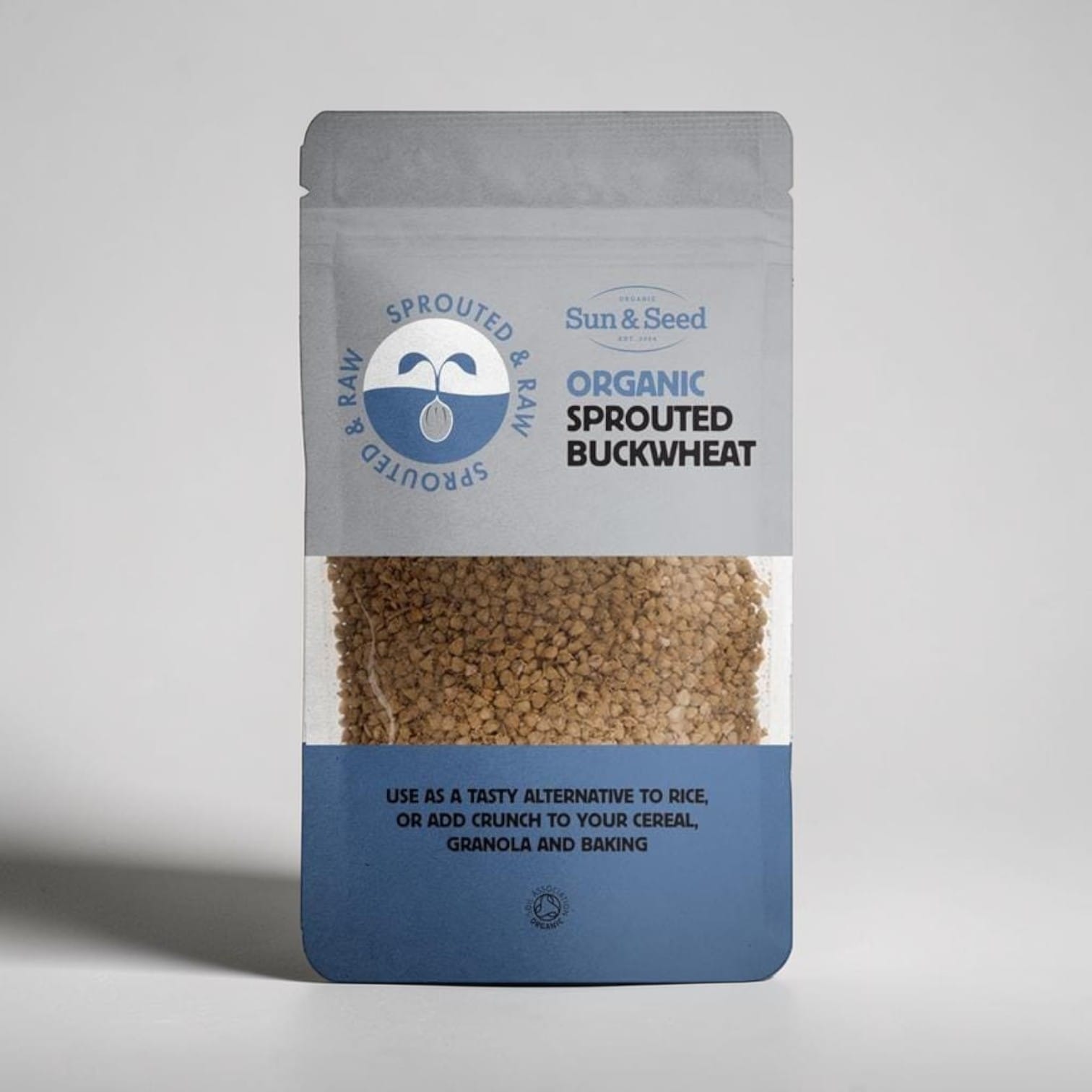 Organic Sprouted & Raw Buckwheat 250g by Sun and Seed