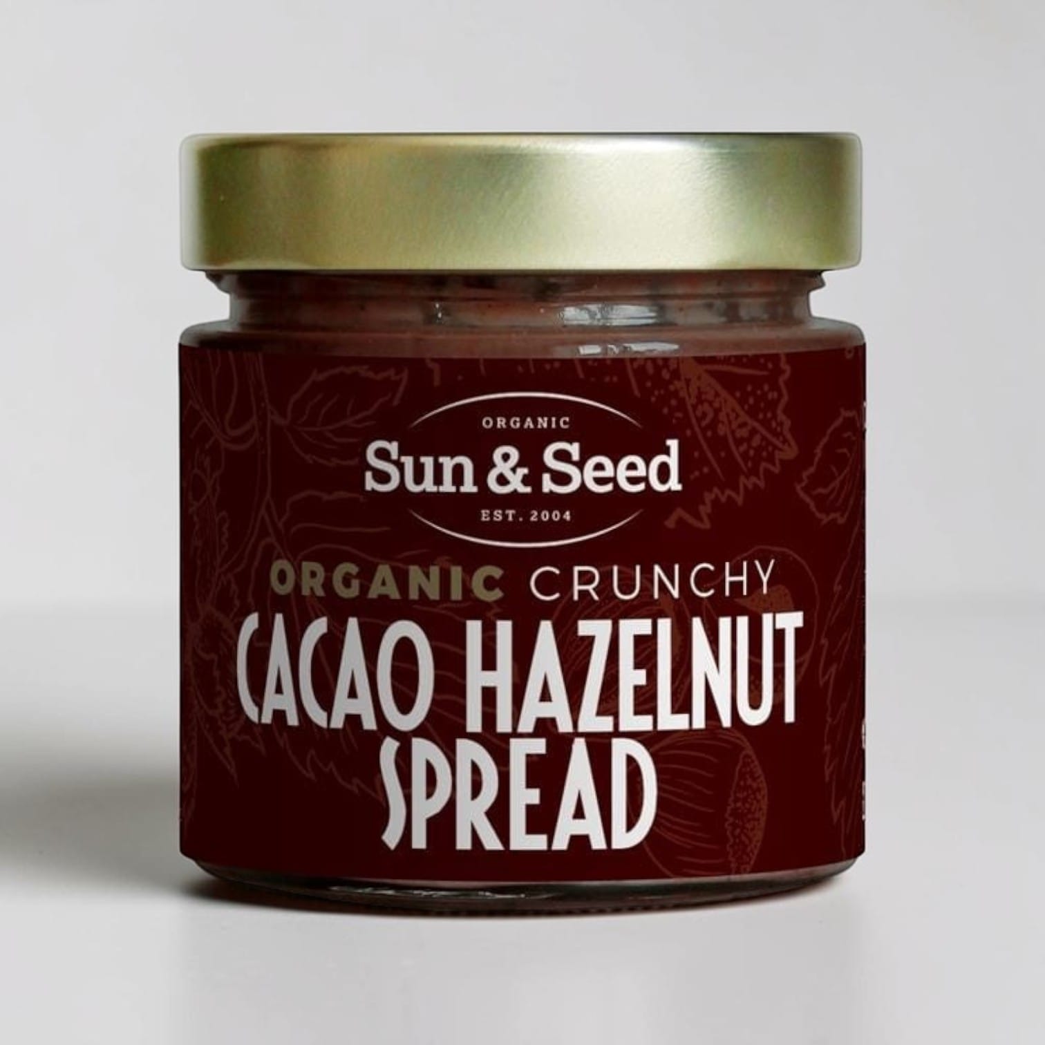 Organic Crunchy Cacao & Hazelnut Spread 200g by Sun and Seed