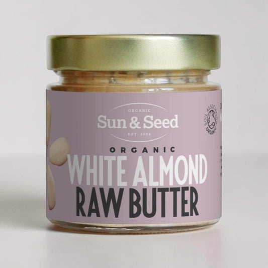 Organic White Almond Butter 200g by Sun and Seed