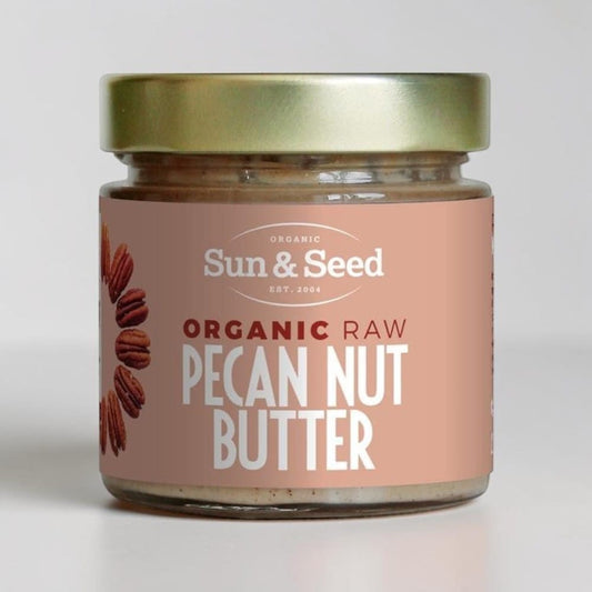 Organic Raw Pecan Butter 200g by Sun and Seed