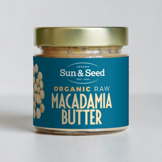 Organic Raw Organic Macadamia Butter 200g by Sun and Seed