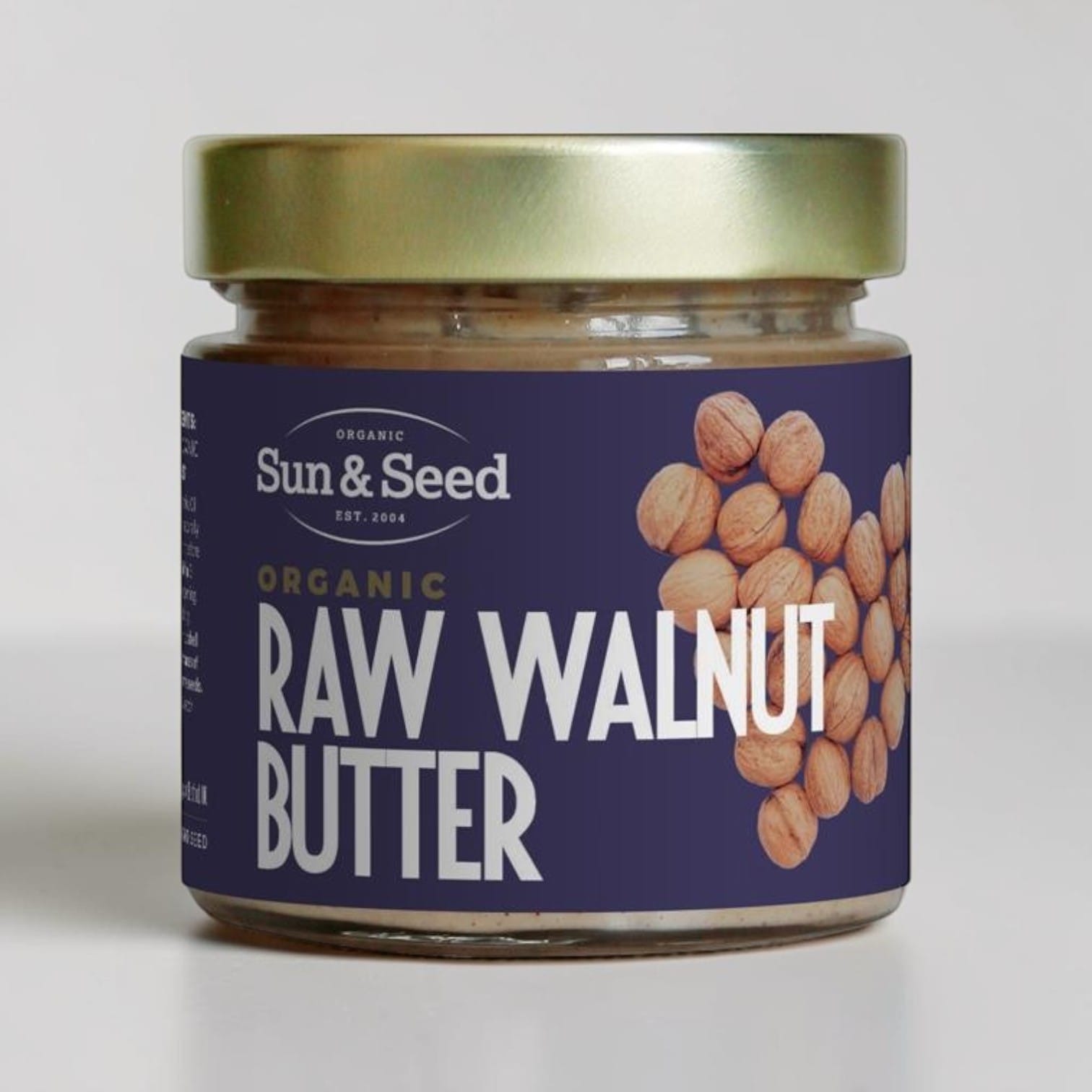 Organic Raw Walnut Butter 200g by Sun and Seed