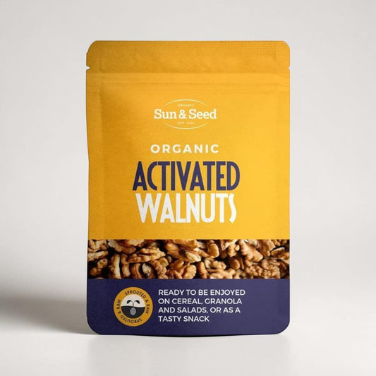 Organic Activated Walnuts 200g by Sun and Seed