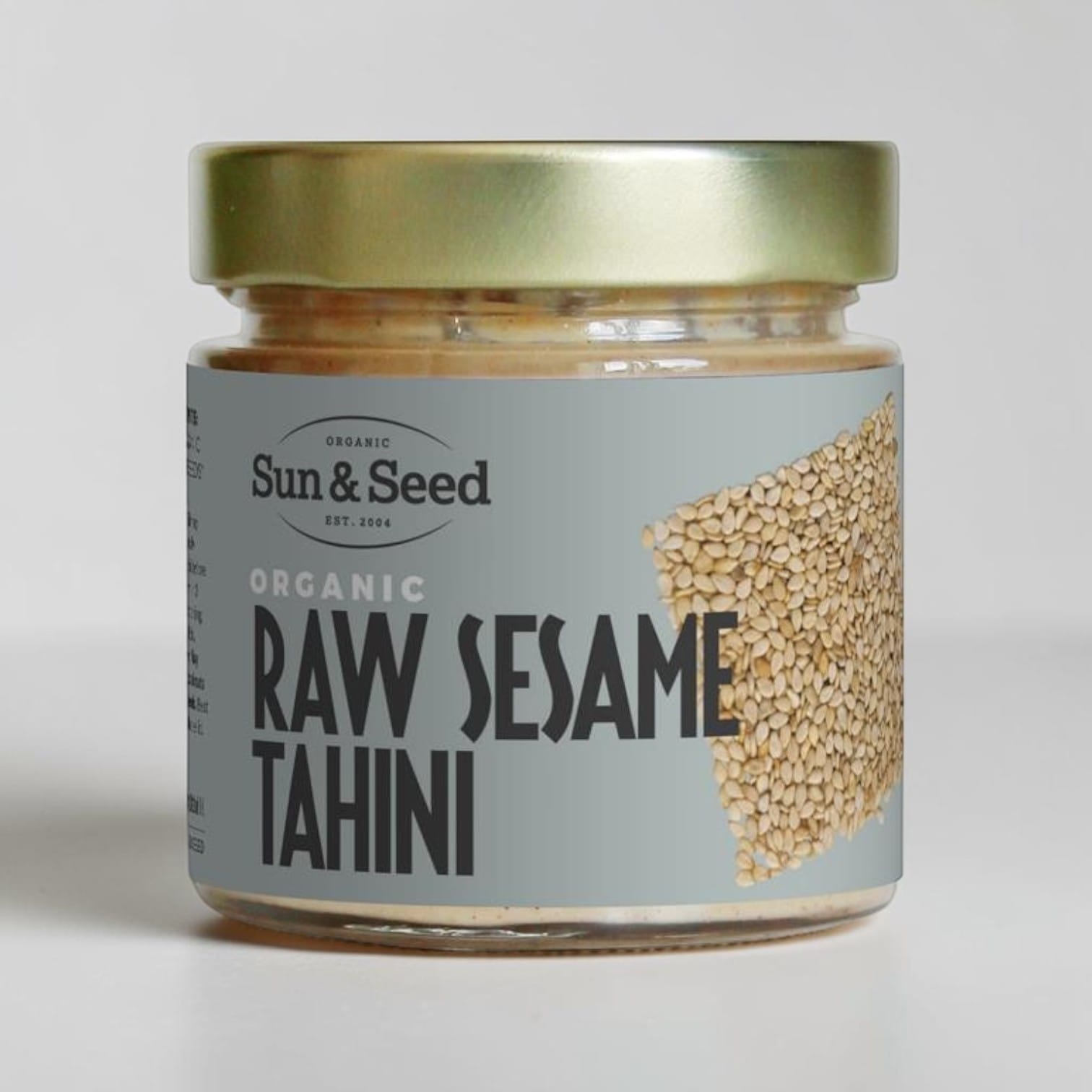 Organic Raw White Sesame Tahini 200g by Sun and Seed