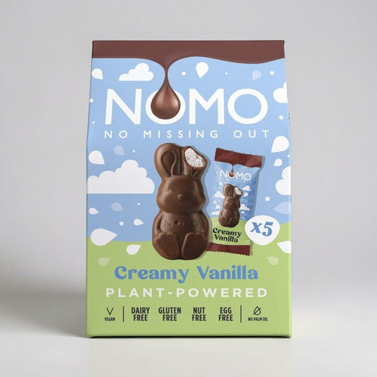 Chocolate Vanilla Dough Mini Bunnies by Nomo