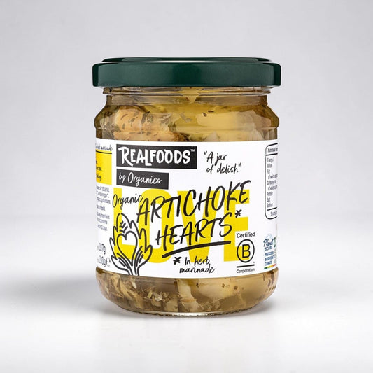 Artichoke Hearts in Herb Marinade 190g by Realfoods
