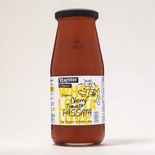 Organic Cherry Tomato Passata 420g by Realfoods