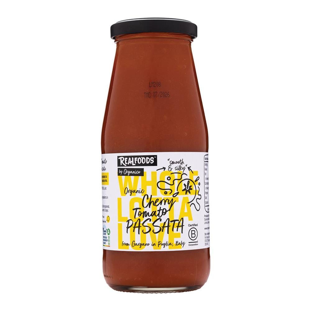 Organic Cherry Tomato Passata 420g by Realfoods