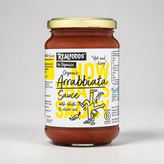 Organic Arrabbiata Sauce 350g by Realfoods