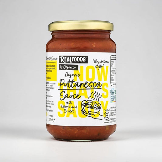 Organic Puttanesca Sauce 350g by Realfoods